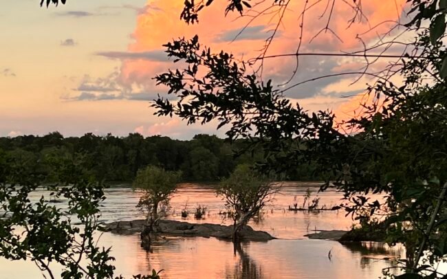 Lu-McCance-Price-Mawimbi-bush-camp-IMG_996 Sunset from Lapa